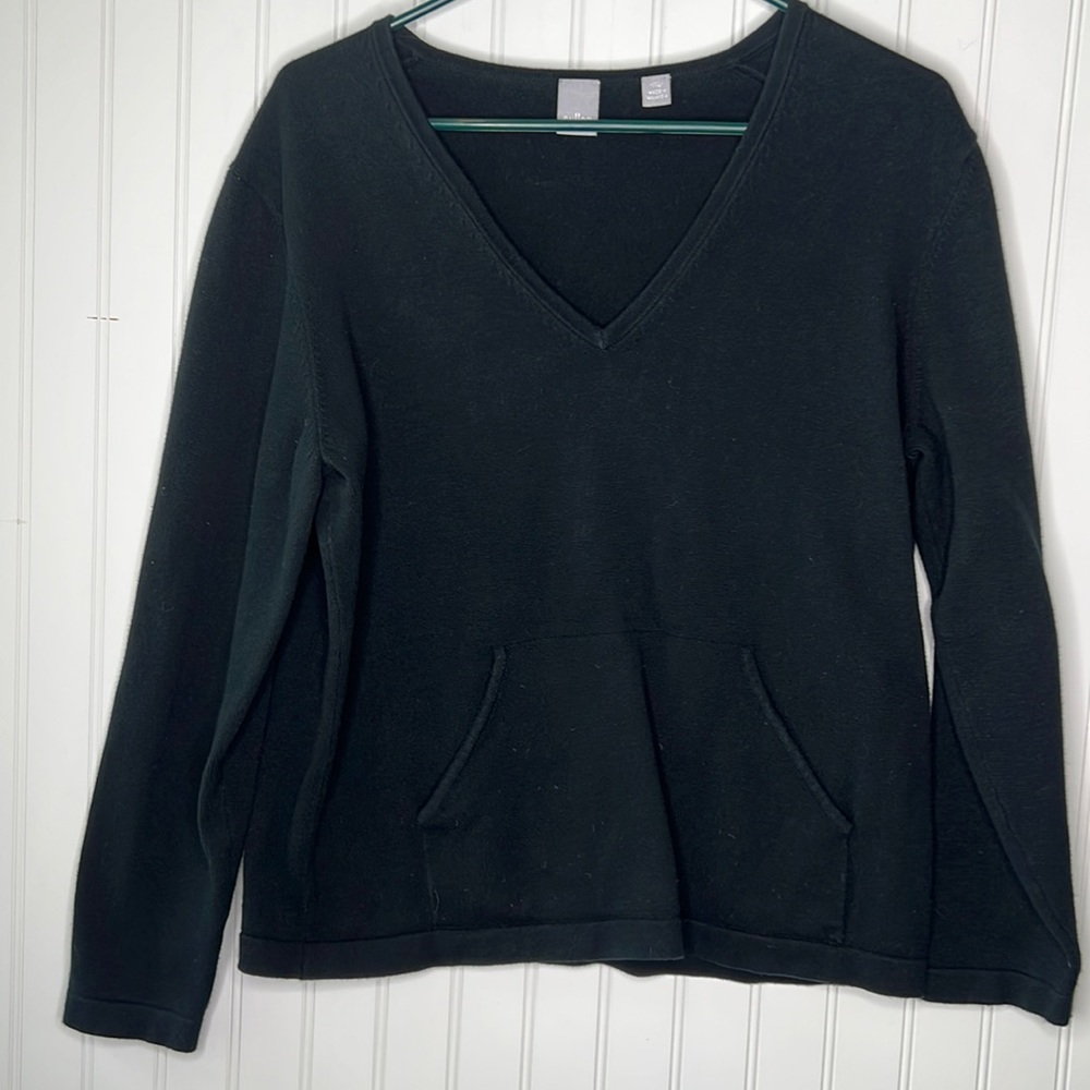- Cullen Vee Neck Sweater Size Extra Large